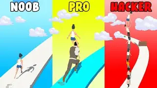 Pinker Lab | Tower Run (NOOB vs PRO vs HACKER)