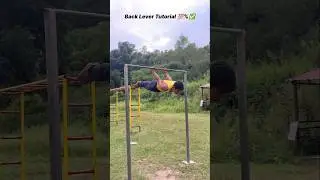 Back Lever Tutorial 💯✅ | #shorts #tutorial #youtubeshorts #trending #viral#fitness