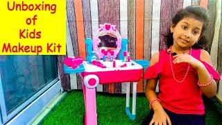 Kids Makeup Beauty Set Unboxing |Pretend Play 2 In 1 Makeup -Fashion Beauty Trolley Kids