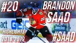 CHICAGO BLACKHAWKS #20 BRANDON SAAD HIGHLIGHTS 18-19 [HD]