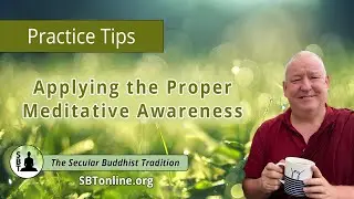 Practice Tips - Proper Meditative Awareness