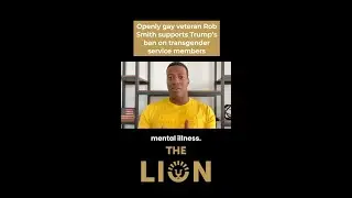 Openly Gay Veteran Supports The Military Banning Trans People