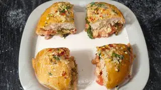 5 Min Mein Pizza Garlic Bun &ndash; Instant Party Blast | Kids Special Garlic Bun Pizza