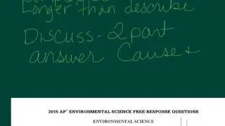 FRQ Strategies for AP Environmental Science
