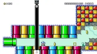 Mario Maker 2 - The Bullet Bill's Train Express (PL1-CS8-X4G)