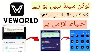 VeWorld Token Send Error Fix | Token Send Nahi Ho Rahe | Complete Solution 2025