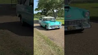 56 Belair with a 454 big block and 4 speed manual this thing rips.