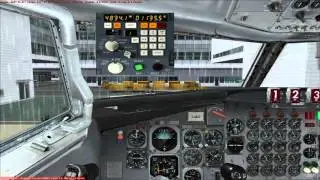 Captain Sim Boeing 707 Tutorial Flight [GERMAN] part1