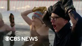Taking a polar dip in the icy waters of Lake Harriet