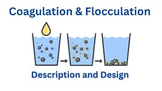 Design Calculations of Coagulation, Flocculation & Clarification || Turbidity Removal in Water