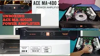 UNBOXING ACE MA-4002N POWER AMPLIFIER FROM ONLINE STORE #ace #poweramplifier #acema-4002n