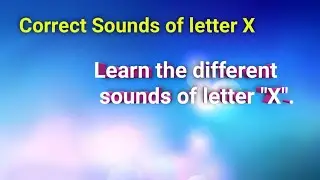 Different souds of letter 