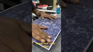 Easy laptop back cover sticker lagano🤎