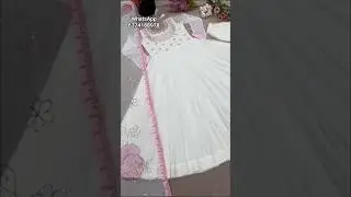Georgette With Embroidery Work & Moti | Anarkali Suit |Designer anarkali #anarkali #kurti #partywear