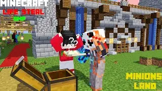 Someone doing illegal things in this life steal smp|MINIONS LAND Episode 5|#minecraft #lifestealsmp