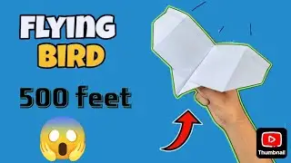 How to Make Paper Plane Fly Like a Bird 🤩| best paper airplane