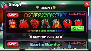 Garten of Banban RP X - Rainbow Bundle Skins Showcase!