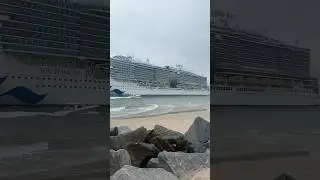 Sun Princess departing Port Everglades #porteverglades #sunprincess #princesscruises