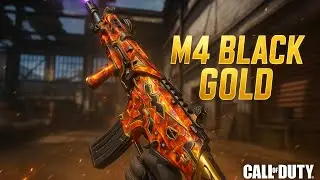 COD Mobile New M4 Black Gold Royal Camo