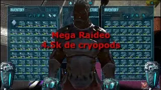 MEGA RAID TRIBU ALPHA ARK : GANAMOS  6K DE CRYPODS |Ark: Official PVP | Small Tribes