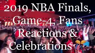 Toronto Raptors vs Golden State Warriors Game 4 - Full Game Fans Reactions | 2019 NBA Finals