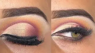 Half Cut Crease Eye Makeup | Cut Crease eye Makeup Tutorial