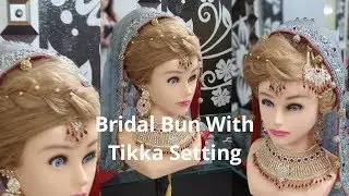 bridal hairstyle tutorial/Wedding hairstyle for medium long hair || hairstyles 2019/Nazia Khan