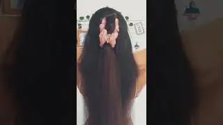 Try This Half Up Top Knot with Claw Clip #clawcliphack #halfuphalfdownhairstyle #hairstyle