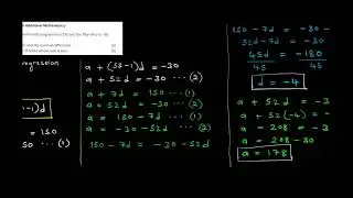 Series and Sequences Qn 5: AP,  GP, etc | ZIMSEC Pure Maths | In Shona