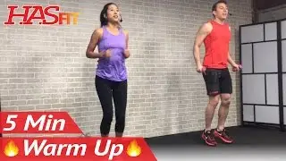 5 Minute Fat Burning Cardio Warmup Exercise - 5 Minute Warm Up Exercises Before Workout &ndash; How to