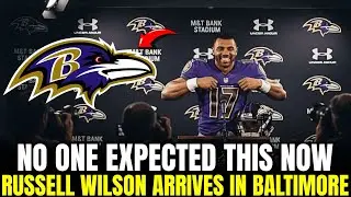 BREAKING: Russell Wilson LANDS IN BALTIMORE TO RESCUE SEASON | Ravens Today