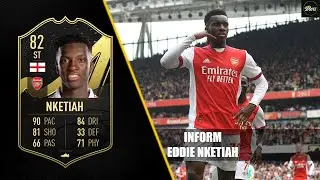 PERFECT RTG STRIKER!?! FIFA 23 INFORM EDDIE NKETIAH PLAYER REVIEW | 82 INFORM NKETIAH PLAYER REVIEW