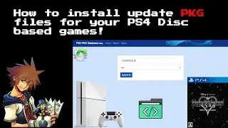 How To Install Update PKG Files For Your PS4 Disc Based Games Using PS4 PKG Update Database!