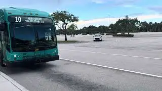 Palm Tran: 2017 40ft Gillig BRT Plus #1701 On Route 10 @ The Gardens Mall