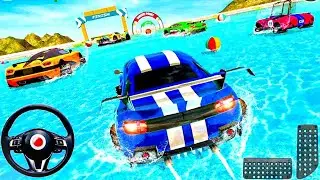 Super Car Water Surfer - Water surfer Car Racing Android Gameplay