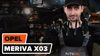 How to change rear springs on OPEL MERIVA A [TUTORIAL AUTODOC]