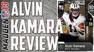 How Good is 90 Overall MUT Hero Alvin Kamara? Madden 19 Ultimate Team Card Review