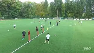 Union Hutoise 23/24 - Passing with relay 🧠🚧⚽️🔥