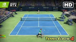Tennis Elbow 4 - Sports Game | PC Gameplay (High Graphic)