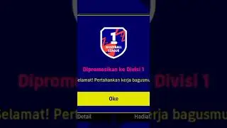 WELCOME DIVISI 1 EFOOTBALL 💯 #efootball #efootball2022 #efootballmobile