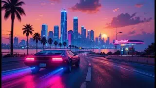 🚦💫 Skyline Mirage Cruise &ndash; Electric Dreams in Motion