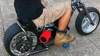 Custom Mini Bike first test ride