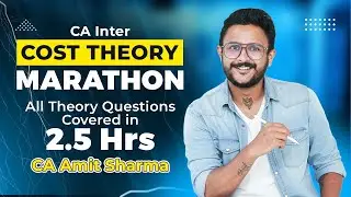 CA INTER MOST IMPORTANT THEORY QUESTIONS - PART 1 (MODULE - I) I SEPT'24 I CA AMIT SHARMA (AIR 30)
