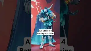 ALL SEASON 4 BATTLEPASS SKINS #marvelrivals