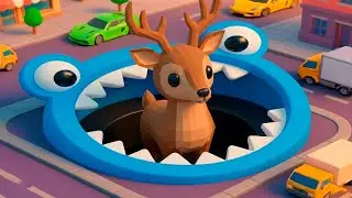 hole.io - Wrestling Puzzles - Gameplay Walkthrough (IOS, Android)