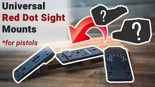 How to install and setup universal red dot mounts for pistols