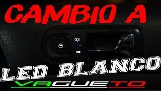 Cambio a LED blanco (puerta copiloto) | VW JETTA CLASICO | MK4