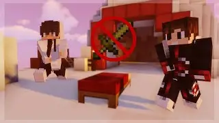 No weapon challenge WIN!! | Minecraft Bedwars ft mrmega
