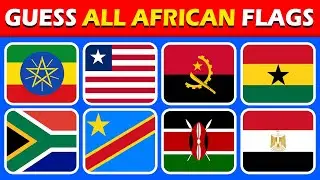 🌍 Угадай африканскую страну по её флагу | Викторина &laquo;Флаг Африки&raquo;