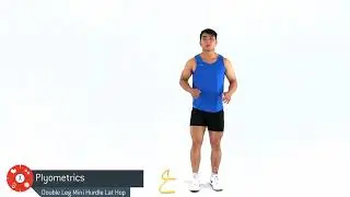 Plyometrics - Double Leg Mini Hurdle Lateral Hop